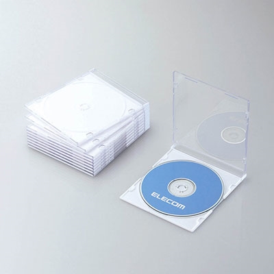 ELECOM CD/DVDॱ(10ѥå)/ۥ磻[CCD-JSCS10WH]