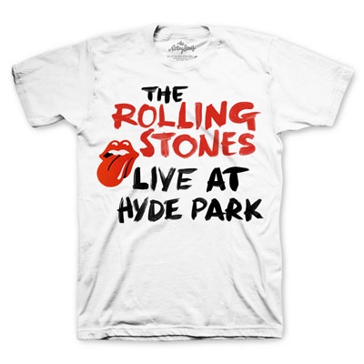 The Rolling Stones/The Rolling Stones Hyde Park Script T-shirt ...