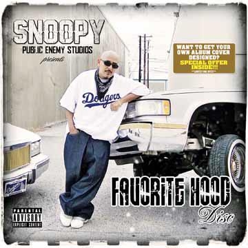 Snoopy-Public Enemry Studios Presents: Favorite Hood Disc Snoopy-Public Enemry Studios Presents: Favorite Hood Disc