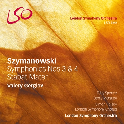 シマノフスキ: 交響曲第3番「夜の歌」、協奏交響曲(交響曲第4番Op.60)、スターバト・マーテルOp.53(ポーランド語歌唱)