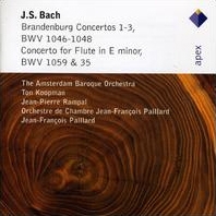 J.S.Bach: Brandenburg Concertos No.1-3, Concerto for Flute in E Minor BWV.1