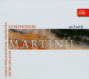 른ӥե顼/Martinu Symphonies Nos 3 and 4 / Czech PO, Belohlavek[SU36312]