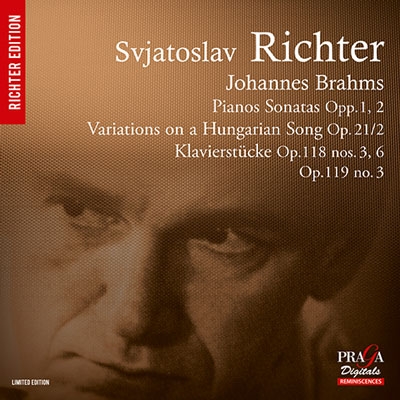 スヴャトスラフ・リヒテル/ブラームス： ピアノソナタ第1番、第2番、ハンガリーの歌による変奏曲Op.21の2、バラードOp.118の3、間奏曲Op.118の6、Op.119の3[PRDDSD350080]
