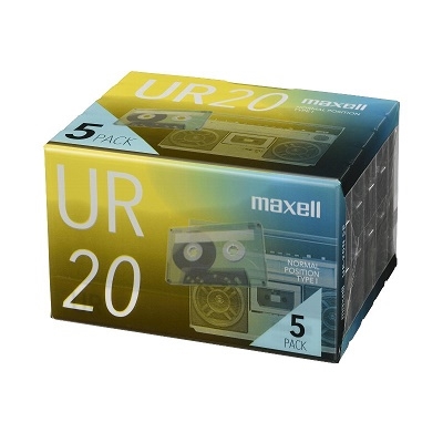 maxell 20分 カセットテープ(5本パック)[UR20N5P]