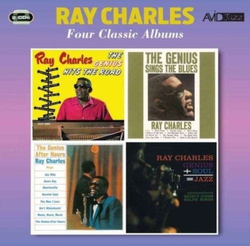 Ray Charles/Four Classic Albums (The Genius Hits The Road / The Genius Sings The Blues / The Genius After Hours / Genius + Soul = Jazz)[EMSC1233]
