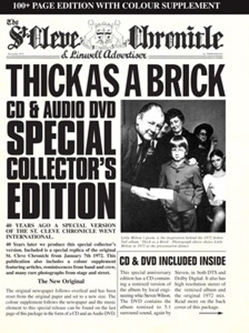 Thick As A Brick : 40th Anniversary Special Edition ［CD+DVD+ブックレット］