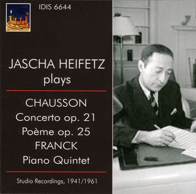 Jascha Heifetz Plays French Music Vol.2 - Chausson & Franck
