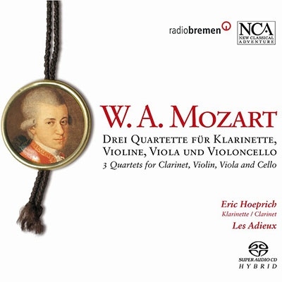 W.A.モーツァルト/ヨハン・アンドレ編: 3つのクラリネット四重奏曲