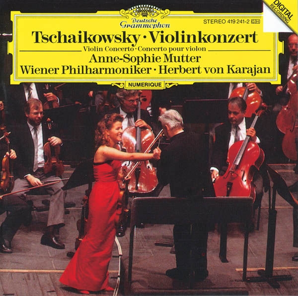 Tchaikovsky: Violin Concerto / Anne-Sophie Mutter(vn), Herbert von Karajan(cond), Vienna Philharmonic Orchestra