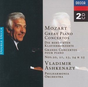 եϡ˥ɸ/Mozart Piano Concertos 20, 21, 23, 24 &25 / Ashkenazy[4529582]