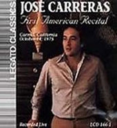 ۥ졼饹/Jose Carreras - First American Recital[LCD166]