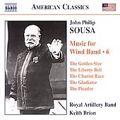 ΩˤʼХ/SousaMusic for Wind Band Vol.6 -Easter Monday on the White House Lawn/The Golden Star/etcKeith Brion(cond)/Royal Artillery Band[8559132]