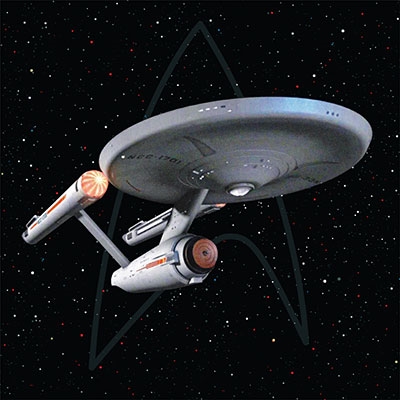 Star Trek 50th Anniversary Starfleet Insignnia-Shaped Die-Cut