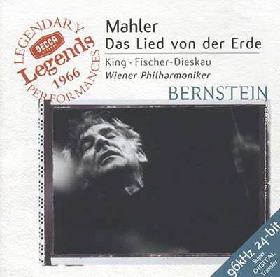 ǥȥҡեå㡼=ǥ/Mahler Das Lied von der Erde (4/1966) / Leonard Bernstein(cond), Vienna Philharmonic Orchestra, James King(T), Dietrich Fischer-Dieskau(Br)[4663812]