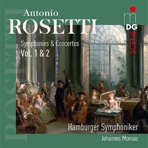 ロゼッティ: 交響曲ニ長調、オーボエと管弦楽のための協奏曲、他