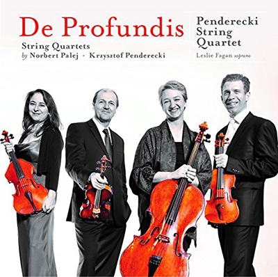 De Profundis - String Quartets by Norman Palej, Krzysztof Penderecki De Profundis - String Quartets by Norman Palej, Krzysztof Penderecki