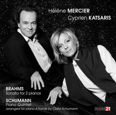 ץꥢ󡦥ĥꥹ/Brahms Sonata for 2 Pianos Op.34b Schumann Piano Quintet Op.44 (Arranged for Piano 4 Hands by C.Schumann)[P21044N]