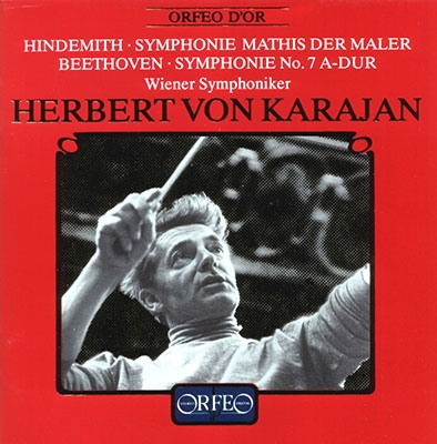 Beethoven: Symphony No.7; Hindemith: Mathis der Maler / Herbert von Karajan(cond), Vienna Symphony Orchestra