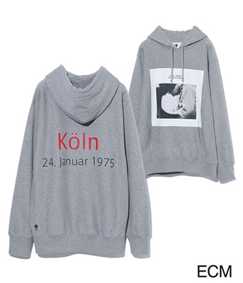 ECM×10C The Koln Concert パーカー(Gray×Red)/Mサイズ