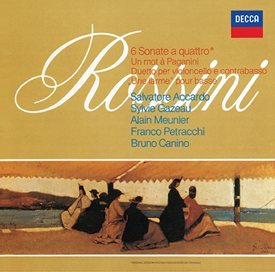 サルヴァトーレ アッカルド ロッシーニ 弦楽のためのソナタ集 第1番 第6番 二重奏曲 パガニーニによせてひと言 涙 タワーレコード限定