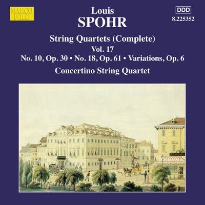 Moscow Philharmonic Concertino String Quartet/Louis Spohr String Quartets (Complete) Vol.17[8225352]