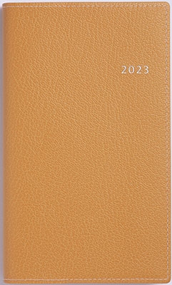 2023年 手帳 4月始まり No．822 ニューダイアリー カジュアル 2 [オレンジ] 手帳判 ウィークリー Book