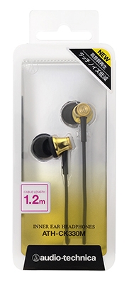 audio-technica インナーイヤーヘッドホン ATH-CK330M Gold