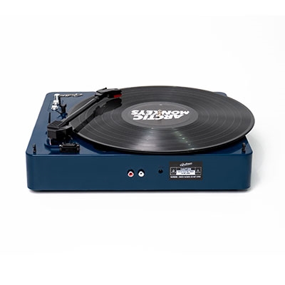 BRAD RETRO RECORD PLAYER/NAVY