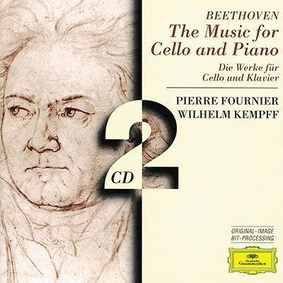 Beethoven: The Music for Cello and Piano -Cello Sonatas No.1-No.5, Variations WoO.46, etc (1965) / Pierre Fournier(vc), Wilhelm Kempff(p)