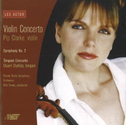 Lee Actor: Violin Concerto, Symphony No.2, Timpani Concerto