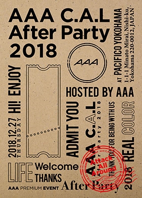 a a C A L After Party 18 初回限定スリーブ仕様