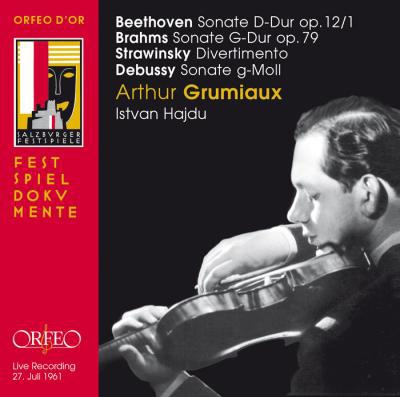 Beethoven: Violin Sonata No.1; Brahms: Violin Sonata No.1; Stravinsky: Divertimento; Debussy: Violin Sonata