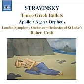 Сȡե (Conductor)/Robert Craft CollectionStravinskyThree Greek BalletsApollo Ballet In Two Scenes/Agon[8557502]