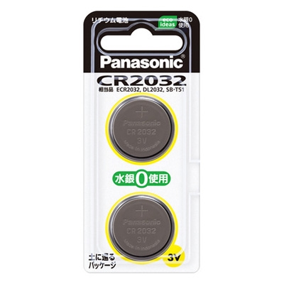 Panasonic ॳ CR2032 (2)[CR-20322P]
