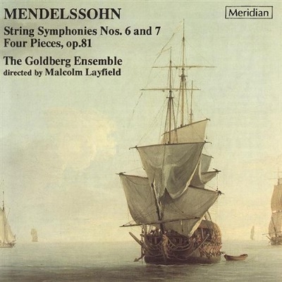 Mendelssohn: String Symphonies no 6 & 7 / Goldberg Ensemble Mendelssohn: String Symphonies no 6 & 7 / Goldberg Ensemble
