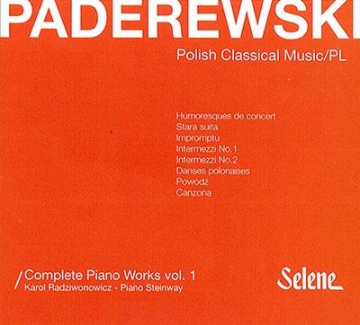 Paderewski: Complete Piano Works Vol.1 Paderewski: Complete Piano Works Vol.1