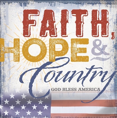 Faith, Hope and CountryF God Bless America[32241D]