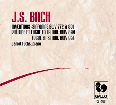 J.S.Bach: Inventions BWV.772-BWV.801, Prelude et Fugue BWV.894, Fugue BWV.951 J.S.Bach: Inventions BWV.772-BWV.801, Prelude et Fugue BWV.894, Fugue BWV.951