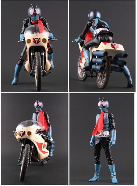 DX 仮面ライダー旧1号 Ver.3.5 & サイクロン号 REAL ACTION HEROES 444