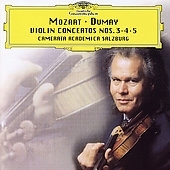 Mozart: Violin Concertos No.3-5 / Augustin Dumay(vn/cond), Camerata Academica Salzburg