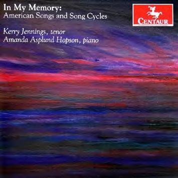 In My Memory - American Songs and Song Cycles