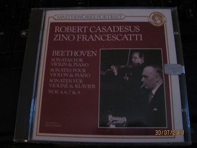 Beethoven: Violin Sonatas / Francescatti, Casadesus