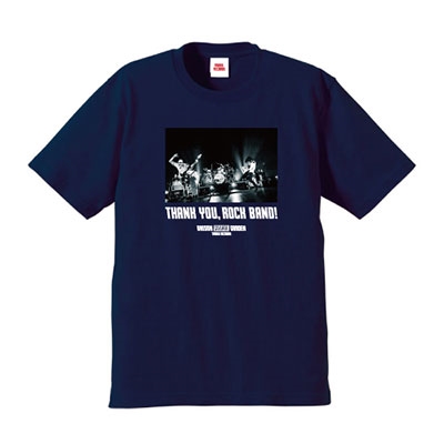 UNISON SQUARE GARDEN/UNISON SQUARE GARDEN × TOWER RECORDS Thank you, ROCK  BAND! T-shirt ネイビー L