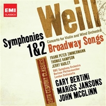 K.Weill: Symphonies No.1 - 1 Movement, No.2, Concerto for Violin & Wind Orchestra Op.12, etc K.Weill: Symphonies No.1 - 1 Movement, No.2, Concerto for Violin & Wind Orchestra Op.12, etc