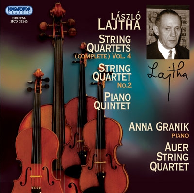 Lajtha: Complete String Quartets Vol.4 - String Quartet No.2, Piano Quintet Op.4 Lajtha: Complete String Quartets Vol.4 - String Quartet No.2, Piano Quintet Op.4