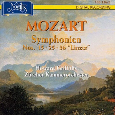 モーツァルト: 交響曲第36番「リンツ」、第25番、第15番