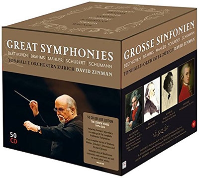 デイヴィッド・ジンマン/Great Symphonies - The Zurich Years 1995