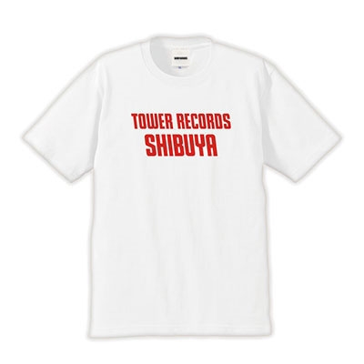 TOWER RECORDS SHIBUYA T-shirt ver.2 ホワイト Lサイズ