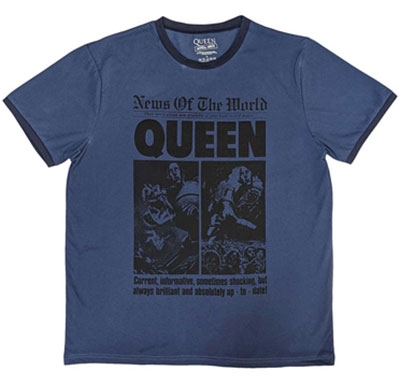 Queen/Queen News Of The World 40th Front Page T-Shirt/M[2050268783229]