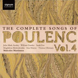 The Complete Songs of Poulenc Vol.4
